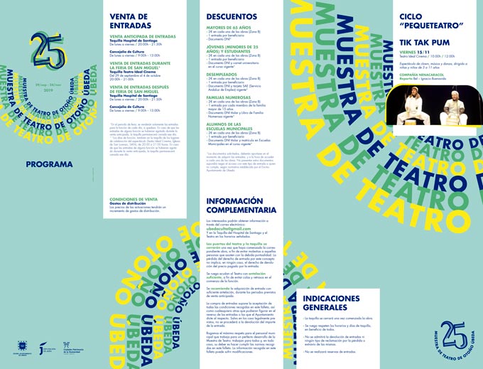 25 Muestra de Teatro de Otoño de Úbeda 2019:: 25 Muestra de Teatro de Otoño de Úbeda 2019